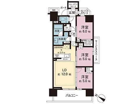 中古マンション 相模原市南区上鶴間本町６丁目 小田急線相模大野駅 5,480万円