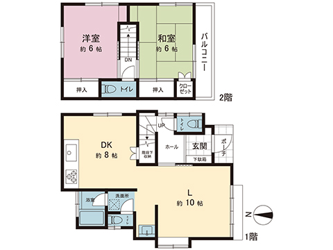 中古戸建 横浜市瀬谷区阿久和東２丁目 相鉄本線希望ヶ丘駅 2,480万円