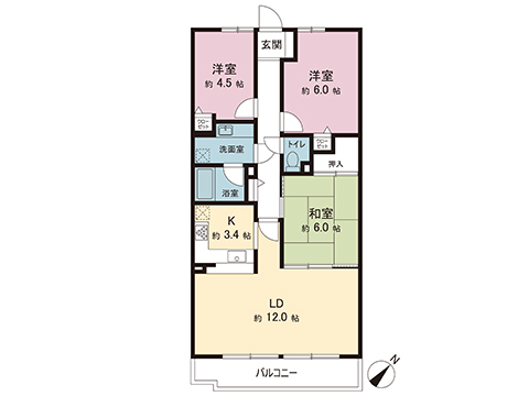 中古マンション 座間市ひばりが丘２丁目 小田急江ノ島線南林間駅 1,780万円