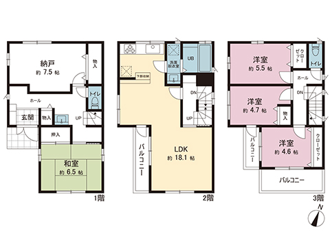 中古戸建 厚木市三田南３丁目 小田急線本厚木駅 2,780万円