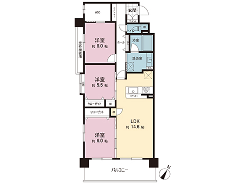 中古マンション さいたま市北区東大成町２丁目 埼玉新都市交通伊奈線加茂宮駅 3,480万円