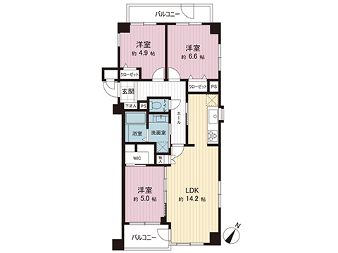 中古マンション 千葉市中央区東千葉２丁目 JR総武本線東千葉駅 2,390万円