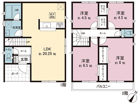 新築戸建 平塚市達上ケ丘 JR東海道本線(東京〜熱海)平塚駅 3,480万円