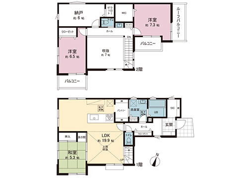 新築戸建 横浜市泉区新橋町 相鉄いずみ野線緑園都市駅 6,480万円