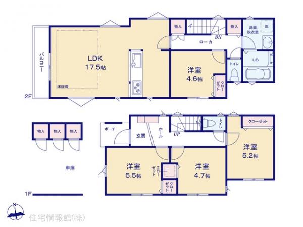 新築戸建 神奈川県川崎市幸区小向町21-20 JR東海道本線(東京〜熱海)川崎駅 6,080万円
