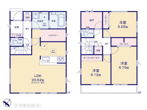 新築戸建 埼玉県川口市赤井３丁目4 埼玉高速鉄道鳩ケ谷駅 3,999万円