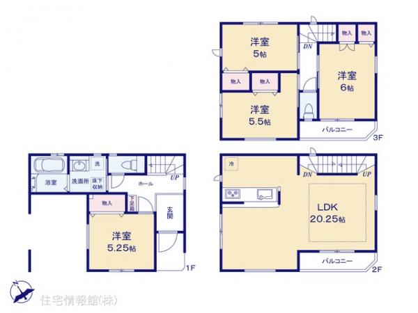 新築戸建 埼玉県蕨市中央７丁目16-6 JR京浜東北線蕨駅 5,698万円