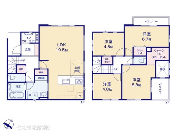 新築戸建 埼玉県越谷市東越谷１０丁目 東武伊勢崎線越谷駅 4,299万円