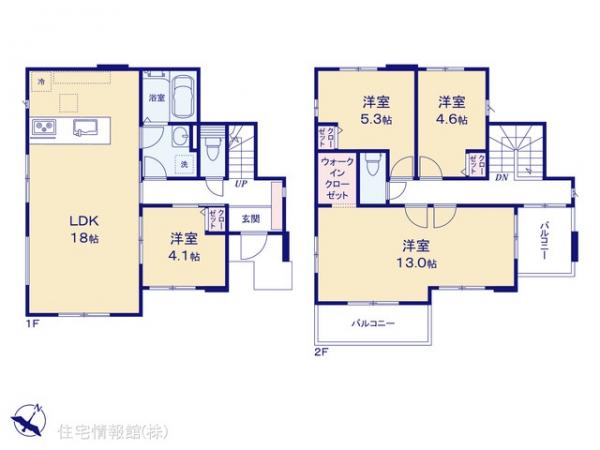 新築戸建 埼玉県越谷市東越谷１０丁目 東武伊勢崎線越谷駅 4,549万円