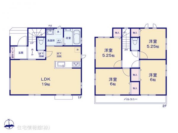 新築戸建 千葉県八千代市八千代台西１０丁目26-12 京成本線八千代台駅 3,490万円