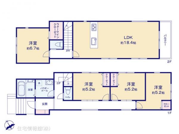 新築戸建 神奈川県横浜市旭区白根５丁目48-5 相鉄本線鶴ヶ峰駅 5,080万円