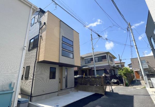 中浜町 前面道路含む現地写真