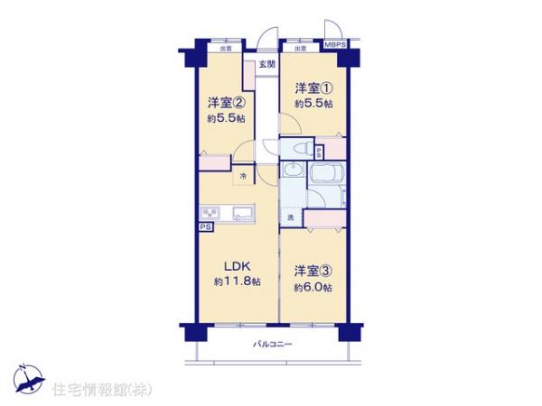 中古マンション 神奈川県横浜市港南区港南１丁目 横浜市営地下鉄ブルーライン上大岡駅 3,980万円