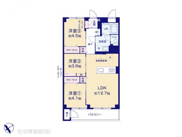 中古マンション 神奈川県横浜市青葉区しらとり台11-11 東急田園都市線青葉台駅 2,799万円