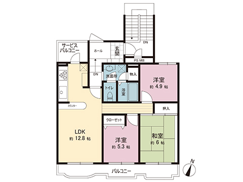 中古マンション 相模原市南区東林間１丁目 小田急江ノ島線東林間駅 1,880万円