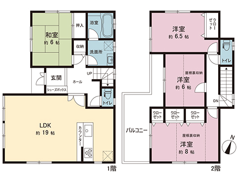 中古戸建 厚木市みはる野１丁目 小田急線本厚木駅 2,349万円
