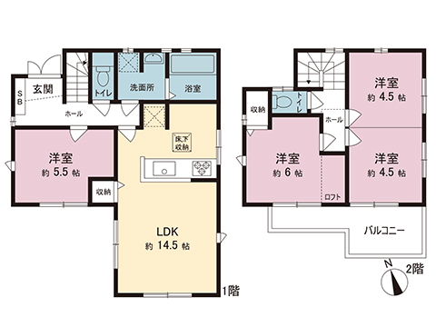 中古戸建 平塚市田村５丁目 JR東海道本線(東京〜熱海)平塚駅 2,399万円