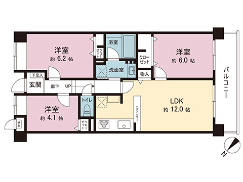 中古マンション 相模原市南区古淵１丁目 JR横浜線古淵駅 2,980万円