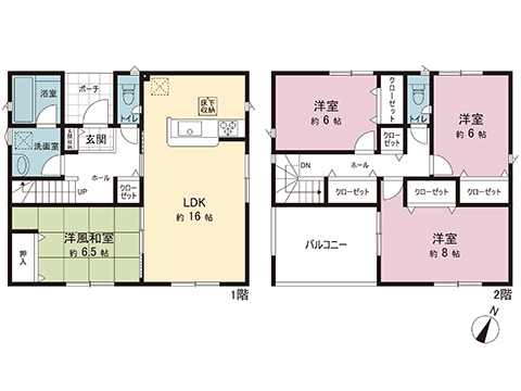中井町井ノ口第11 戸建 間取り図