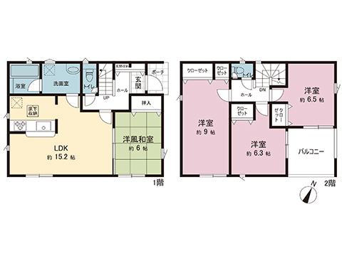 新築戸建 足柄上郡中井町井ノ口 小田急線秦野駅 2,280万円