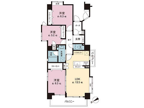 中古マンション 相模原市中央区相模原５丁目 JR横浜線相模原駅 3,650万円