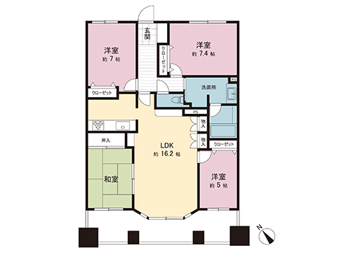 中古マンション 相模原市中央区星が丘４丁目 JR相模線上溝駅 2,980万円