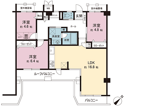 中古マンション 相模原市中央区東淵野辺４丁目 JR横浜線古淵駅 2,798万円