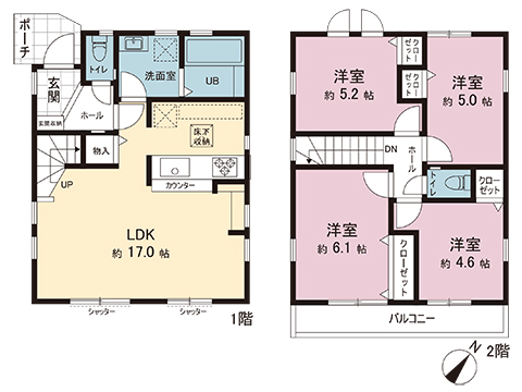 新築戸建 相模原市中央区高根２丁目 JR横浜線淵野辺駅 4,699万円