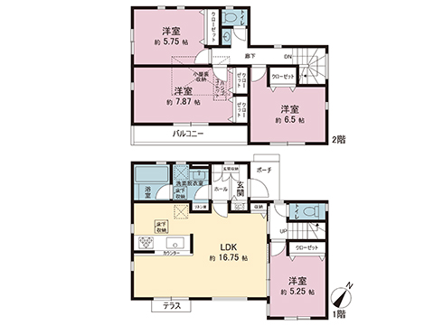 新築戸建 横浜市戸塚区深谷町 横浜市営地下鉄ブルーライン下飯田駅 4,580万円