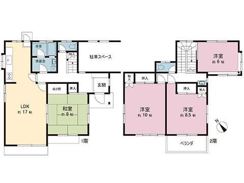 中古戸建 小田原市上新田 JR東海道本線(東京〜熱海)鴨宮駅 2,280万円