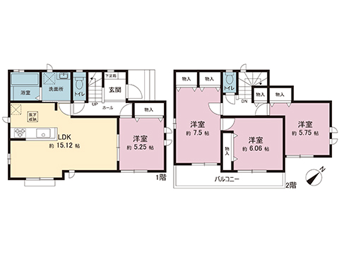 新築戸建 春日部市増戸 東武野田線豊春駅 2,790万円