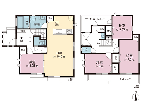 新築戸建 神奈川県横浜市都筑区東山田４丁目 横浜市営地下鉄グリーンライン北山田駅 8,390万円