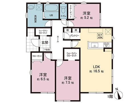 新築戸建 柏市花野井 つくばエクスプレス柏たなか駅 3,890万円