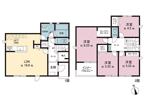 新築戸建 流山市松ケ丘５丁目 千代田常磐線南柏駅 4,190万円