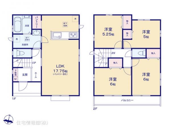 新築戸建 埼玉県草加市新栄３丁目30-7 埼玉高速鉄道戸塚安行駅 4,590万円