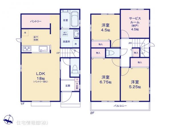 新築戸建 埼玉県狭山市入間川１丁目3370-32 西武新宿線狭山市駅 3,790万円