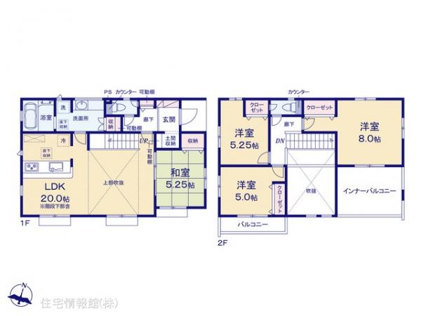 新築戸建 埼玉県坂戸市鶴舞２丁目628-44 東武越生線一本松駅 3,698万円
