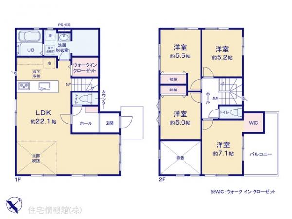 新築戸建 埼玉県坂戸市千代田３丁目1-8 東武東上線若葉駅 3,499万円