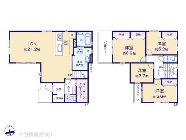新築戸建 埼玉県川越市大字吉田 東武東上線霞ケ関駅 3,799万円
