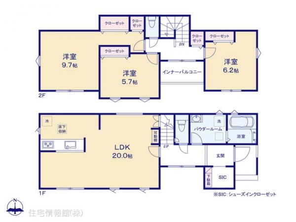 新築戸建 神奈川県横浜市栄区桂台中2184-26 JR東海道本線(東京〜熱海)大船駅 6,580万円