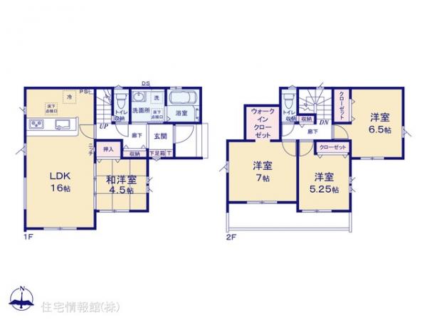 新築戸建 埼玉県川越市霞ケ関北６丁目10-12 東武東上線霞ケ関駅 3,499万円