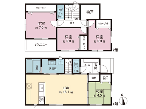 中古戸建 伊勢原市沼目４丁目 小田急線伊勢原駅 3,480万円