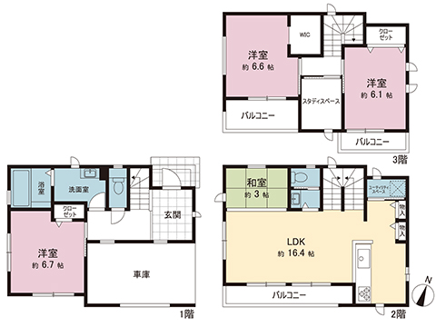 新築戸建 綾瀬市寺尾西２丁目 相鉄本線かしわ台駅 3,580万円