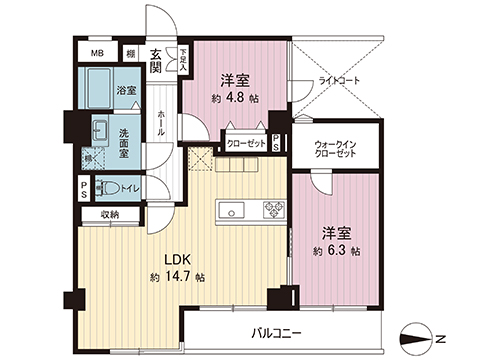 中古マンション 府中市若松町２丁目 京王線東府中駅 3,999万円