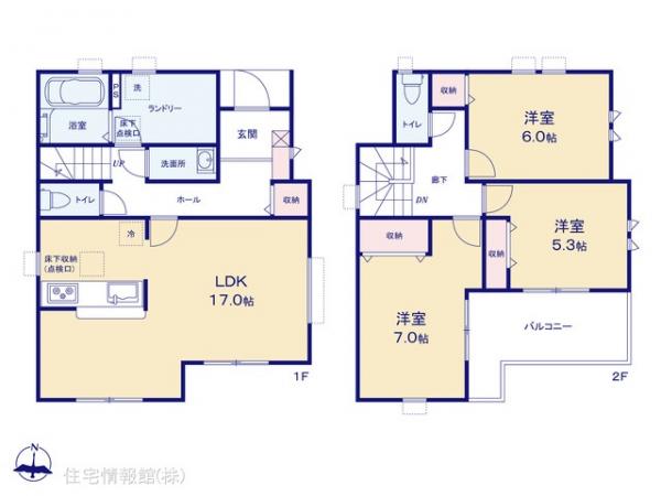 新築戸建 埼玉県飯能市大字岩沢35-3 西武池袋線元加治駅 2,790万円