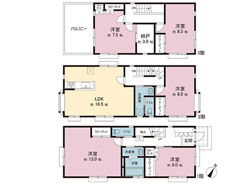 中古戸建 さいたま市見沼区大和田町１丁目 東武野田線大和田駅 4,290万円