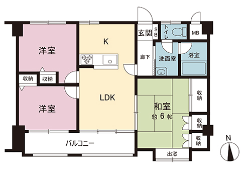 中古マンション 相模原市緑区元橋本町 JR横浜線橋本駅 1,700万円