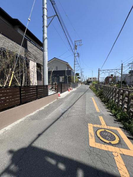 さいたま市北区盆栽町 戸建 前面道路含む現地写真