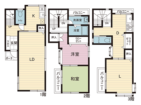 中古戸建 相模原市南区若松３丁目 小田急江ノ島線相模大野駅 2,150万円