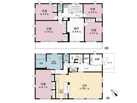 中古戸建 千葉市中央区浜野町 JR内房線浜野駅 5,349万円